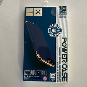 2/$5 Joyroom iPhone 7 plus Magic Shell 3500mAh Battery Power Case Pink Recharge